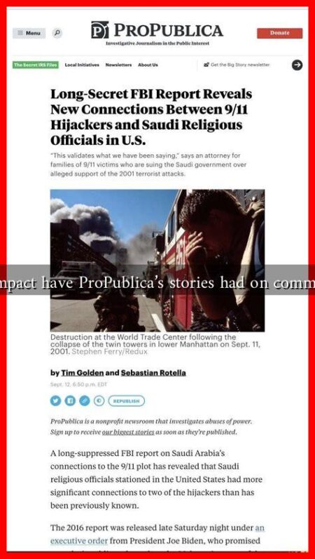 What impact have ProPublica's stories had on communities?