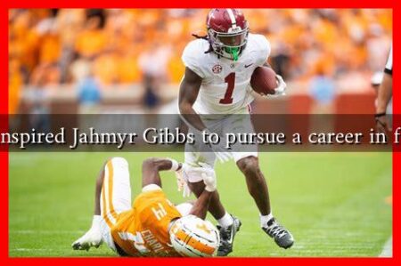 What inspired Jahmyr Gibbs to pursue a career in football What inspired Jahmyr Gibbs to pursue a career in football