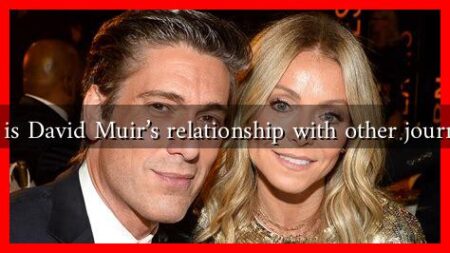 What is David Muir's relationship with other journalists