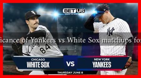 What is the significance of Yankees vs White Sox matchups for playoff chances?