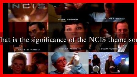 What is the significance of the NCIS theme song