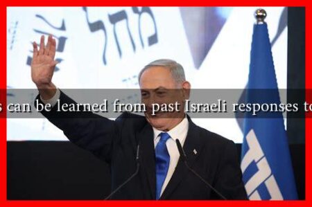 What lessons can be learned from past Israeli responses to aggression?
