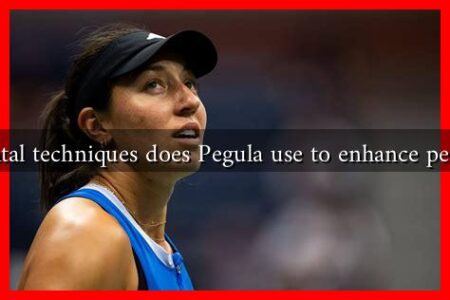 What mental techniques does Pegula use to enhance performance