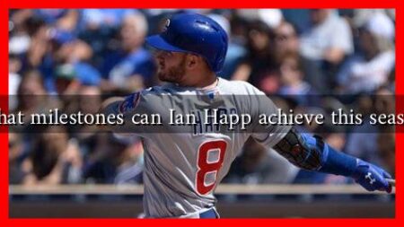 What milestones can Ian Happ achieve this season What milestones can Ian Happ achieve this season