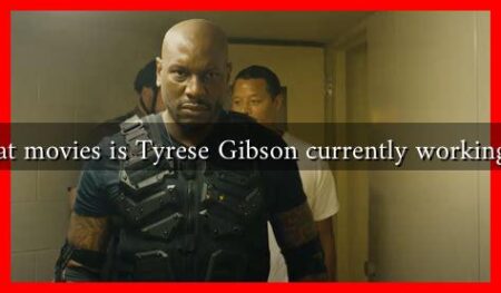 What movies is Tyrese Gibson currently working on