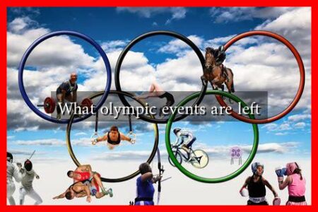 What olympic events are left