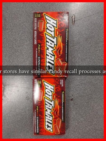 What other stores have similar candy recall processes as Walmart?