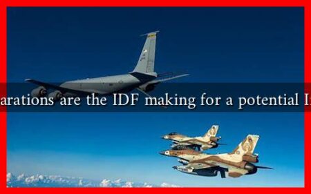 What preparations are the IDF making for a potential Iran attack?