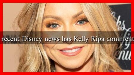 What recent Disney news has Kelly Ripa commented on