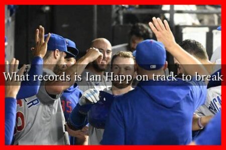 What records is Ian Happ on track to break