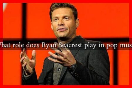 What role does Ryan Seacrest play in pop music