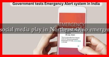 What role does social media play in Northeast Ohio emergency alerts today?