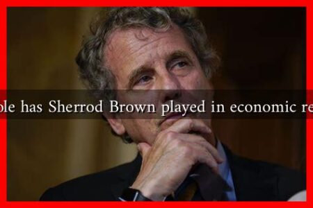 What role has Sherrod Brown played in economic recovery?