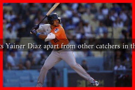 What sets Yainer Diaz apart from other catchers in the league