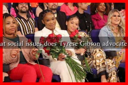 What social issues does Tyrese Gibson advocate for