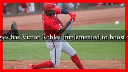 What strategies has Victor Robles implemented to boost performance