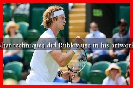 What techniques did Rublev use in his artworks