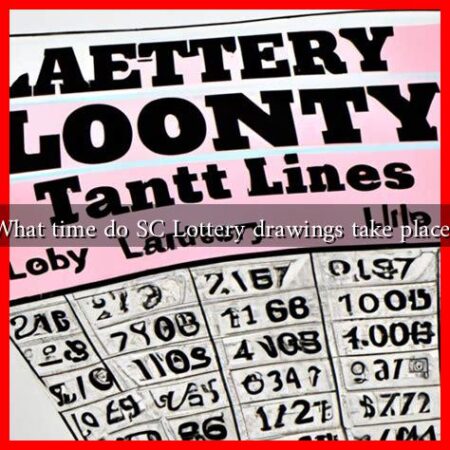 What time do SC Lottery drawings take place?