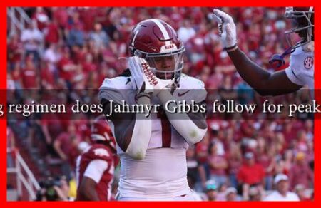 What training regimen does Jahmyr Gibbs follow for peak performance What training regimen does Jahmyr Gibbs follow for peak performance