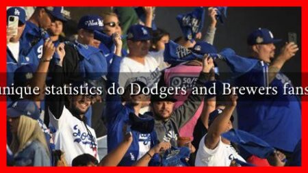 What unique statistics do Dodgers and Brewers fans track?