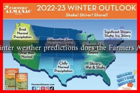 What unique winter weather predictions does the Farmers Almanac include