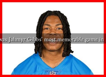 What was Jahmyr Gibbs’ most memorable game in college