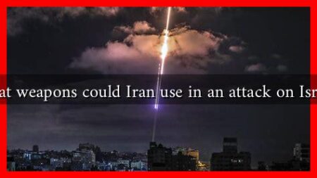 What weapons could Iran use in an attack on Israel?