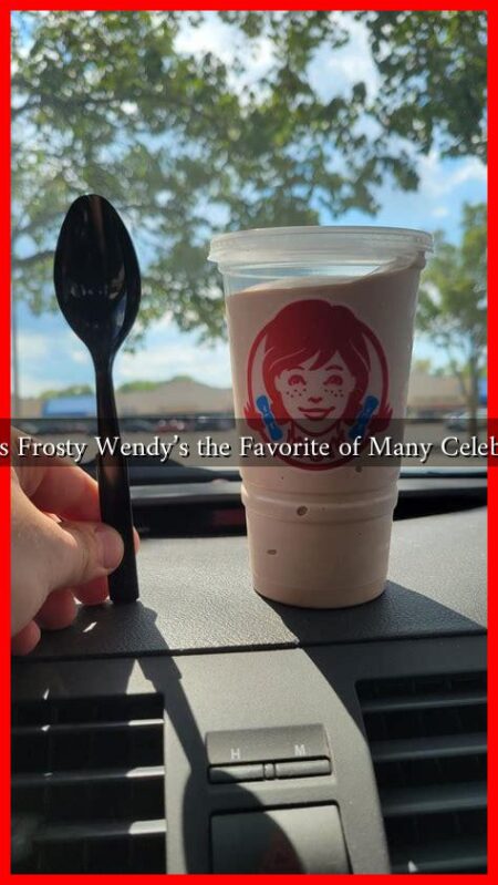 Why Is Frosty Wendy's the Favorite of Many Celebrities?