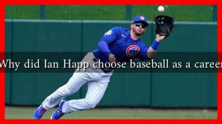 Why did Ian Happ choose baseball as a career