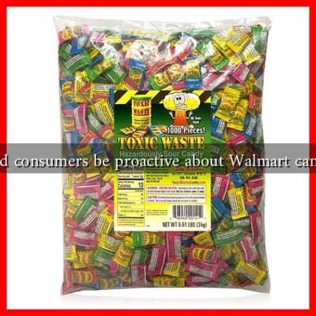 Why should consumers be proactive about Walmart candy recalls?