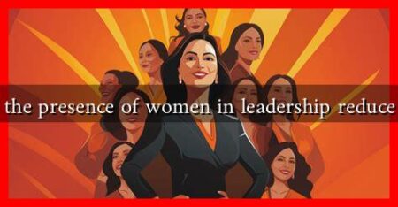 How does the presence of women in leadership reduce inequality