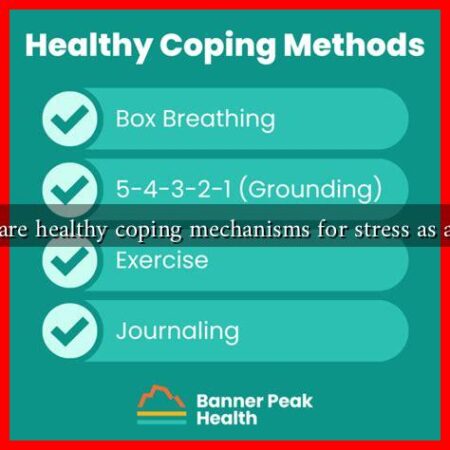 What are healthy coping mechanisms for stress as a mom