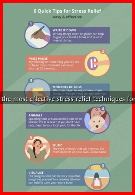 What are the most effective stress relief techniques for women? What are the most effective stress relief techniques for women?