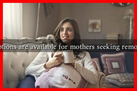What options are available for mothers seeking remote work What options are available for mothers seeking remote work