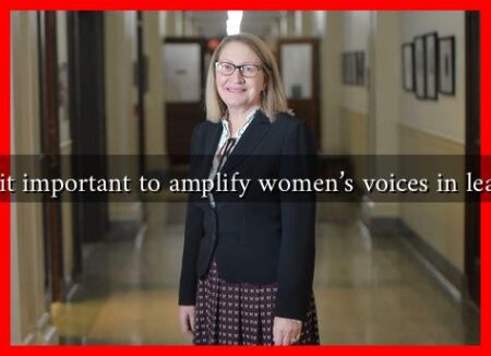 Why is it important to amplify women's voices in leadership