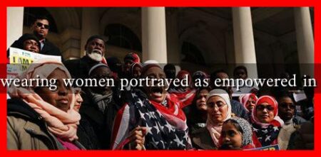 Are hijab-wearing women portrayed as empowered in the media