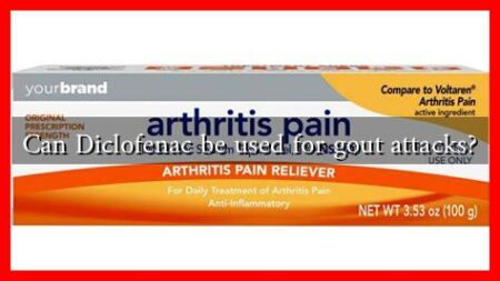 Can Diclofenac be used for gout attacks?