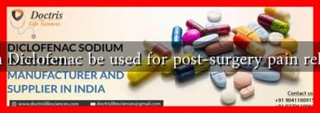 Can Diclofenac be used for post-surgery pain relief?