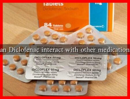 Can Diclofenac interact with other medications? Can Diclofenac interact with other medications?