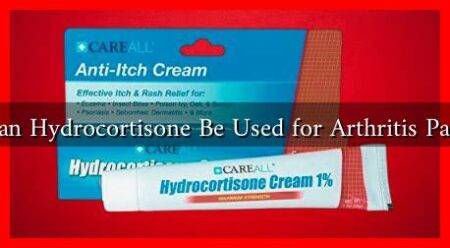 Can Hydrocortisone Be Used for Arthritis Pain Can Hydrocortisone Be Used for Arthritis Pain