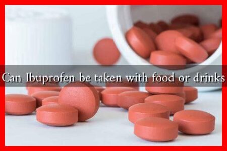 Can Ibuprofen be taken with food or drinks