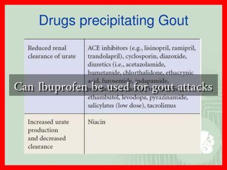 Can Ibuprofen be used for gout attacks