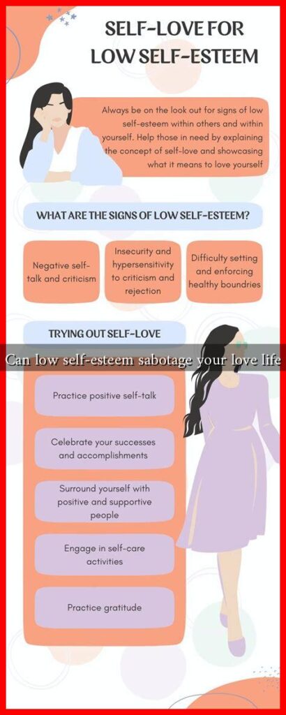 Can low self-esteem sabotage your love life