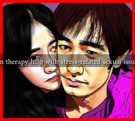 Can therapy help with stress-related sexual issues?