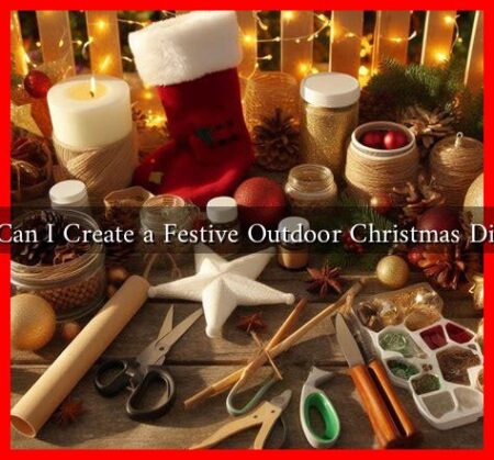 How Can I Create a Festive Outdoor Christmas Display?