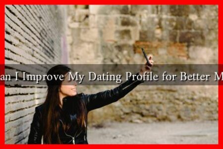 How Can I Improve My Dating Profile for Better Matches? How Can I Improve My Dating Profile for Better Matches?
