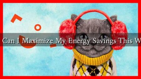 How Can I Maximize My Energy Savings This Winter How Can I Maximize My Energy Savings This Winter