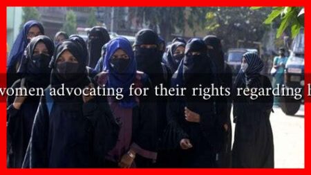 How are women advocating for their rights regarding hijab laws?