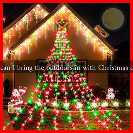 How can I bring the outdoors in with Christmas decor?