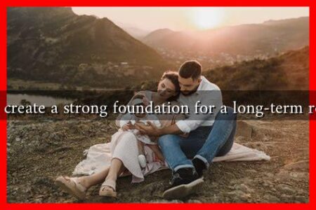 How can I create a strong foundation for a long-term relationship
